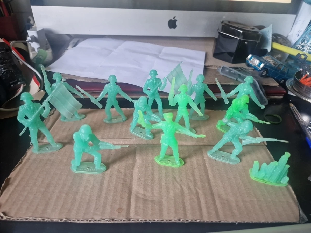Soldats Espagnols Teixido - 1/32 (60mm), Armée Années 60, Plastique Peint, Lot (occasion, Neufs)