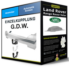 Abnehmbare Anhängerkupplung für LAND ROVER Range Rover Velar 21- Typ L560 G.D.W.