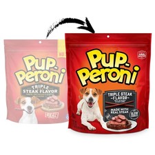 Pup Peroni Triple Steak Flavor Dog Treats, 22.5 oz Bag Fast Delivery