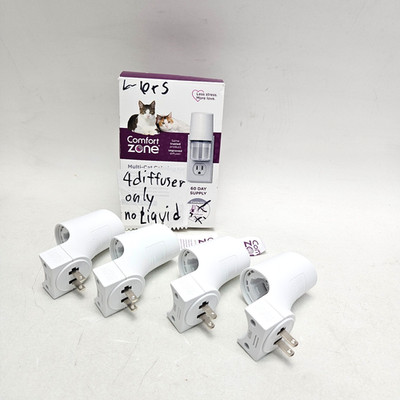 Lot of 4 Comfort Zone Cat Calming Pheromone Diffuser Plug-In Base Units GEN03