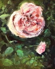 ABSTRAC  Flowers Still Life Oil painting  UKRAINE 8X10