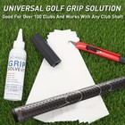 Golf Grip Set For Golf Club Hook Blades, Grip Tape Strips,Solvents,Rubber Vises — photo 3