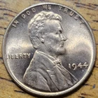 1944 Lincoln Wheat One Cent 1c Coin Red BU #AA646