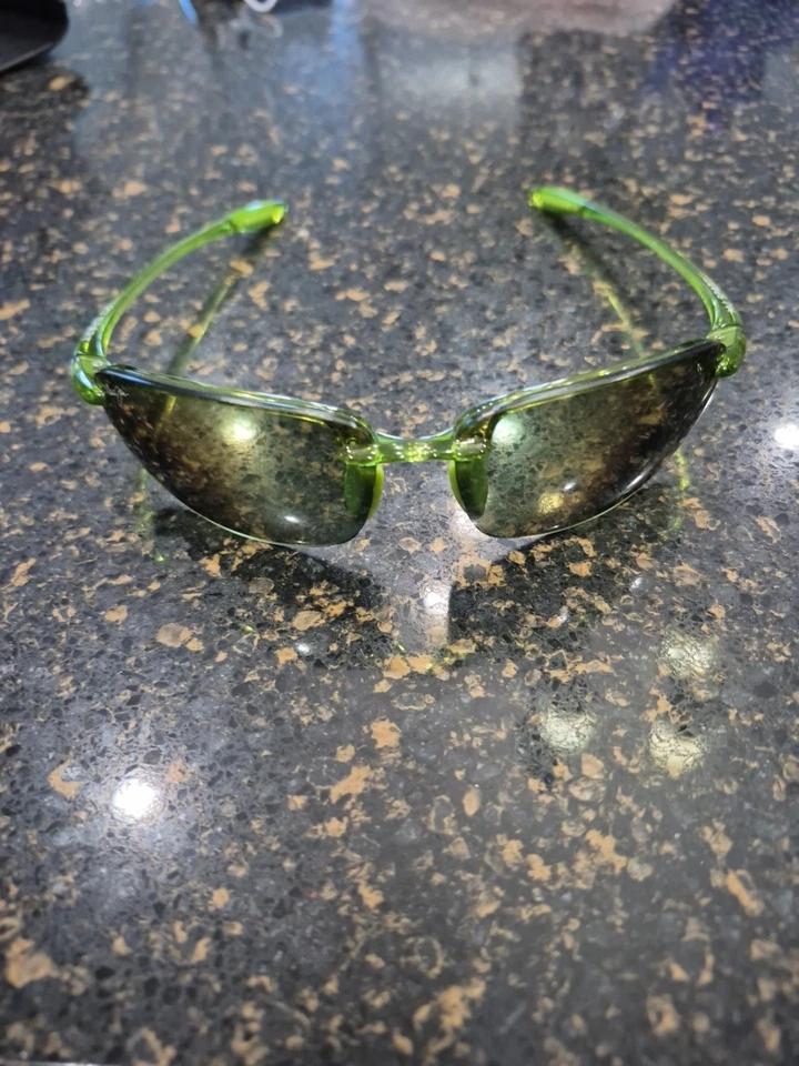 Gafas de sol polarizadas verdes Maui Jim Hookipa 64 mm para hombre MJ0407S-008 Foto 3 de 4