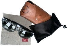 Ray-Ban RB2132 New Wayfarer Black polarized lenses Sunglasses 55mm 18mm 145mm