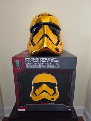 Star Wars Galaxy's Edge Commander Pyre Electronic Helmet Resistance 1st Order