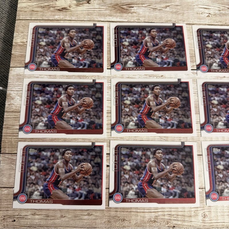 (15) Isiah Thomas Lot 2025-26 Topps #269 Detroit Pistons 