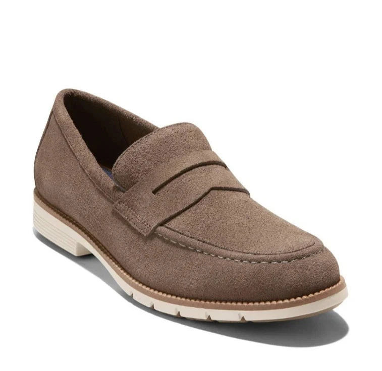 Cole Haan FlexGrand+ Men Penny Loafer Sz 11.5M Brown Suede Slip-On Cushioned New Cole Haan Flexgrand+ Men main image 3