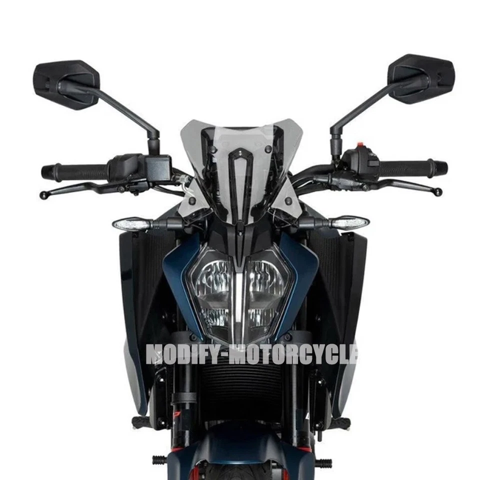 390 Duke Orange Touring Screen Windshield Deflector For KTM 390 Duke 2024 2025 - Image 4 of 4