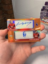 Wayne Rooney & Van Persie /25 Dual Autograph | Topps Chrome Premier League
