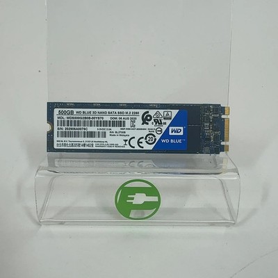 Western Digital 2280mm Blue 3D NAND 500GB M.2 SATA 6Gbps SSD WDS500G2B0B-00YS70