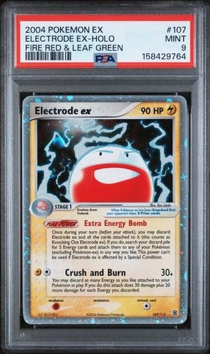 Pokemon Fire Red & Leaf Green Ultra Rare Electrode ex #107 [PSA 9]