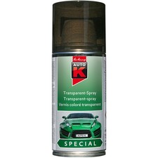 Bombe de vernis coloré transparent - noir - Auto-K - 150ml