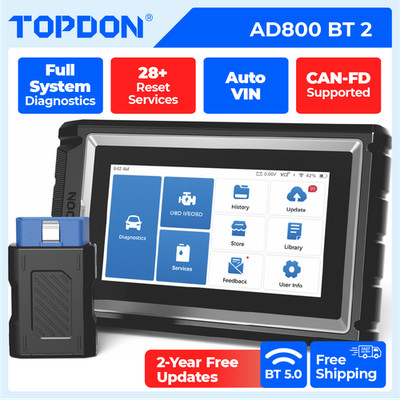 ArtiDiag800 BT 2 OBD2 Scanner Full Diagnostic Scan Bi-directional IMMO Reset