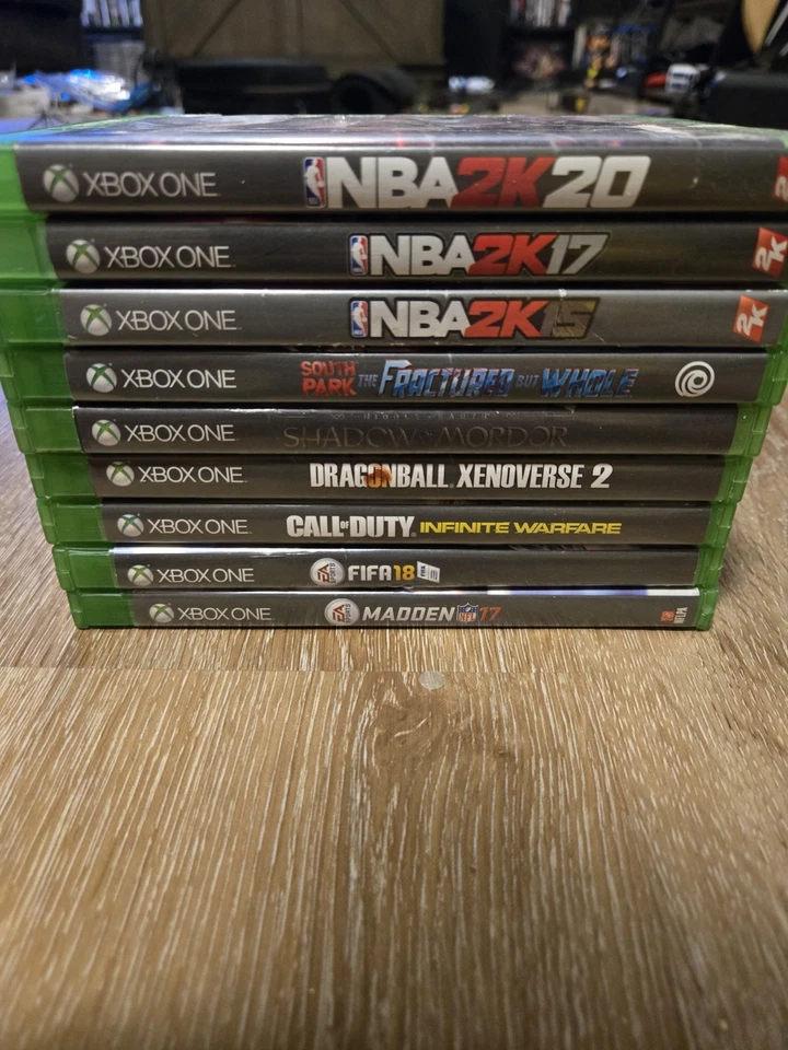 Lote de 9 juegos Xbox One Game Bundle NBA 2K Dragon Ball Call Of Duty Madden Más Foto 2 de 4