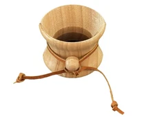 Chemex Wood Collar Rawhide & Bead Replacement In Excellent Condition READ