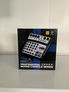 Bomge 6 Channel Audio Sound Mixer Professional Digital Dj Mixing Con New in Box