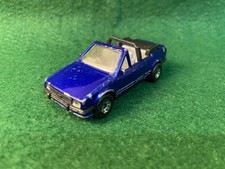 MATCHBOX FORD ESCORT CABRIOLET METALLIC BLUE THAILAND 1985 1:56 60