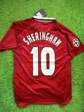 Teddy Sheringham signed Manchester United FC shirt with COA & Proof Rare