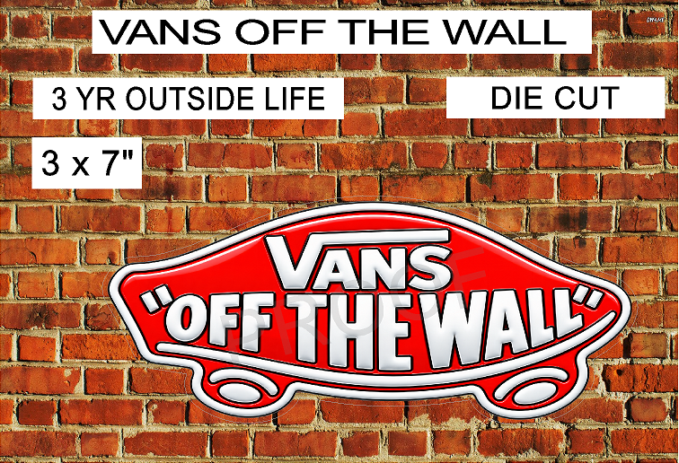 VANS OFF THE WALL Sticker/Decal 3