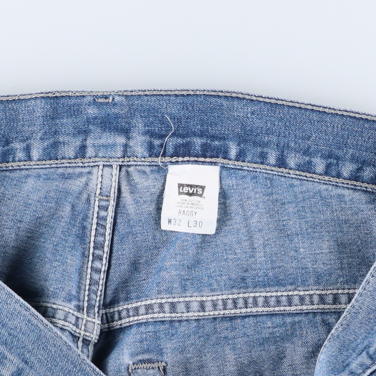 Vintage 2000'S Levi's Silver Tab L2 Baggy Tapered Denim Pants Men's Size W33 thumbnail 4