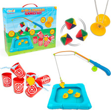 Funfair Games for Kids, Carnival Games for the Family. Includes Hook a Duck, Tin