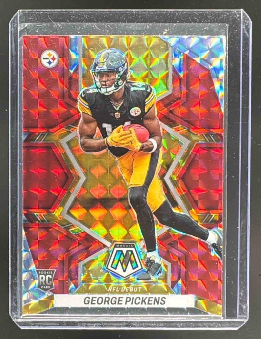 EL.160 George Pickens 2022 Panini Mosaic #282 Red Rookie RC NFL Debut