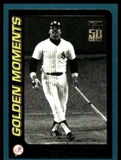 Reggie Jackson 2001 Topps #381 New York Yankees FREE SHIPPING AutographDen
