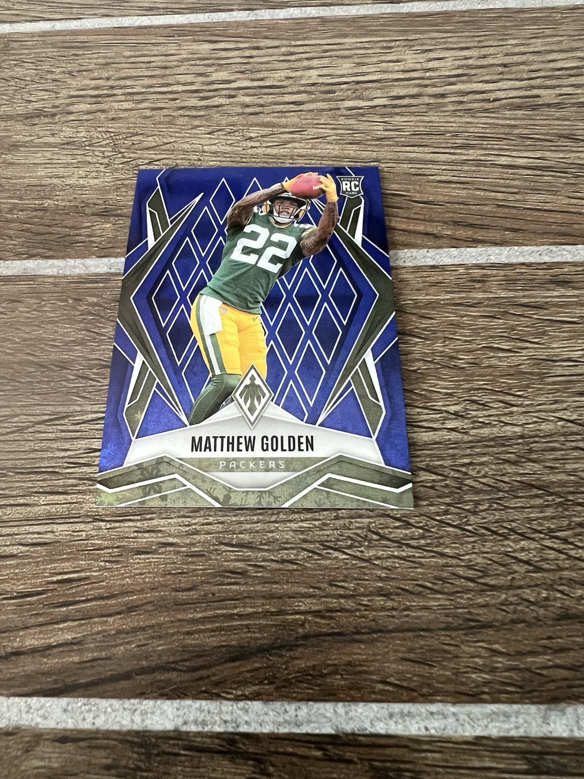 2025 Panini Phoenix #174 Matthew Golden Blue Hyper Prizm #/199