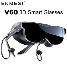 ENMESI V60 3D Smart Glasses 70°FOV 1000 inch Giant Screen 1080P Dual Eye Display