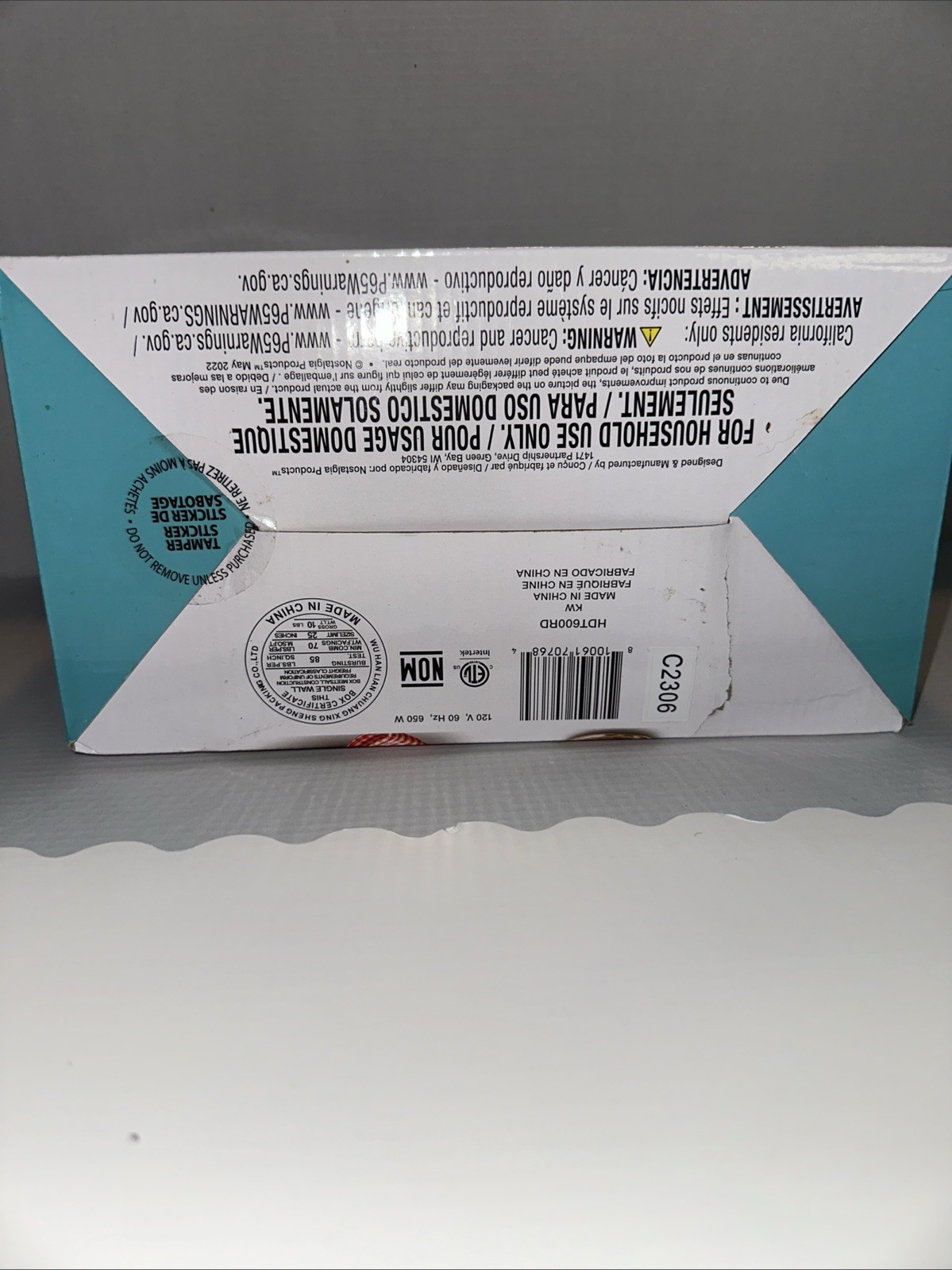 HDT600RETRORED Nostalgia Retro Pop-Up Hot Dog Toaster Oven Red New In Box