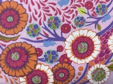 Tula Pink PARISVILLE Deja Vu - TOPIARY - Strawberry - NEW - BTY