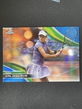 Anna Kalinskaya 2025 Topps Chrome Blue Refractor Base /150 #17