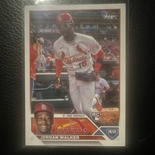 Topps 2023 Complete Set Jordan Walker Rookie Retail Variation #344 Cardinals