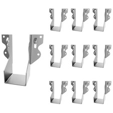 10 PièCes Supports D'Attache Solides LU24 2X4 Cintre de Solive Galvanisatio9178