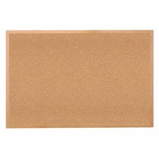 Ghent Cork Bulletin Board 60x36", Wood Frame WK35 Ghent WK35 014935065027