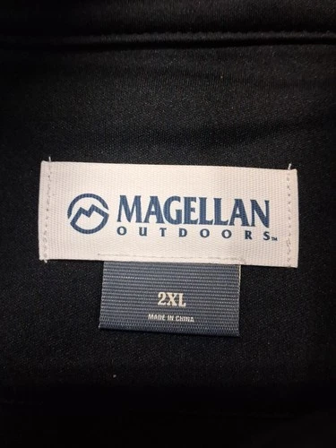 Magellans Travel Gear Vest Men XXL Beige Full Zip Pockets Outdoor Hiking Fishing image 6