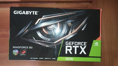 Gigabyte GeForce RTX 2070 Windforce 8G | 8GB GDDR6 | Voll funktionsfähig