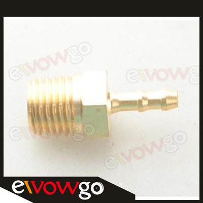 US SHIP 4mm Hose Barb To 1/4'' NPT Male Brass Thread Fitting Pipe Adapter