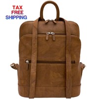 Ili Leather 6505 Backpack Handbag Antique Saddle Ili Leather 6505 Backpack Handbag Antique Saddle