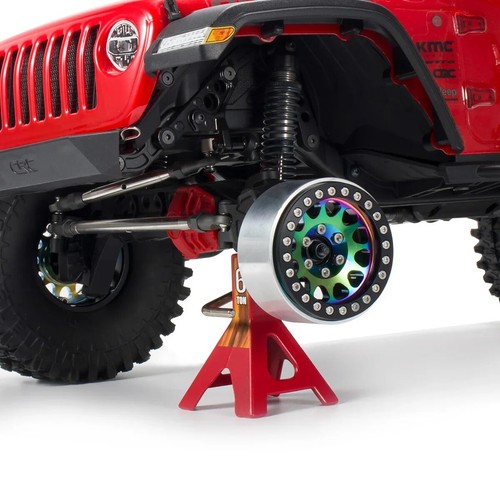 Colorido plato profundo llanta de rueda Beadlock de 1,9" para 1/10 radiocontrol axial SCX10 TRX4 Gen8 D90 - Imagen 11 de 12
