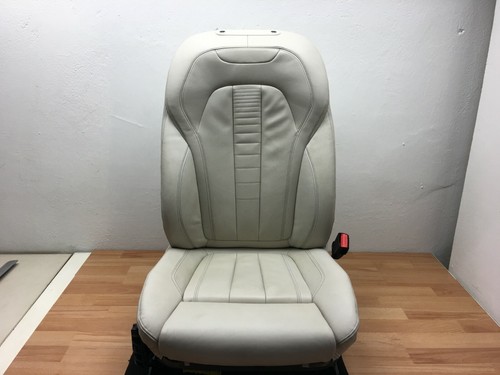 BMW X5 F15 F85 Komfortsitz Beifahrersitz Massage Sitzmemory ELFENBEINWIESS VR.