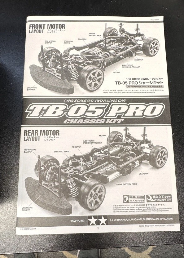 58658 Tamiya TB05 On-Road Pro Kit with upgrades TRF/TA05/TA07/TA08 new assembled - Image 2 of 4