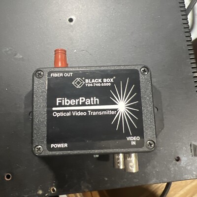 Blackbox Fiberpath Transmitter 724-746-5500 No Power Supply