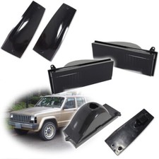 Smoke Corner Signal Lights Side Markers For Jeep Cherokee 84-96 Wagoneer 84-85