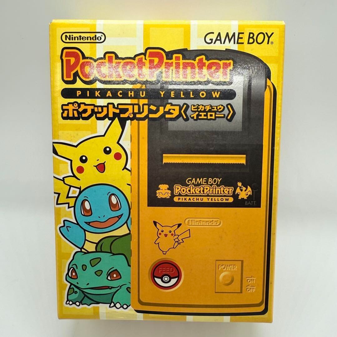 Nintendo Game Boy Pikachu Handheld Pocketprinter - Yellow for sale 
