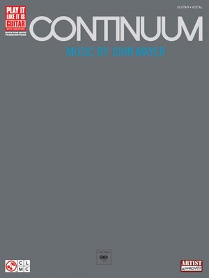 Continuum by John Mayer  Sheet Music Guitar Tablature Songbook NEW 002500986