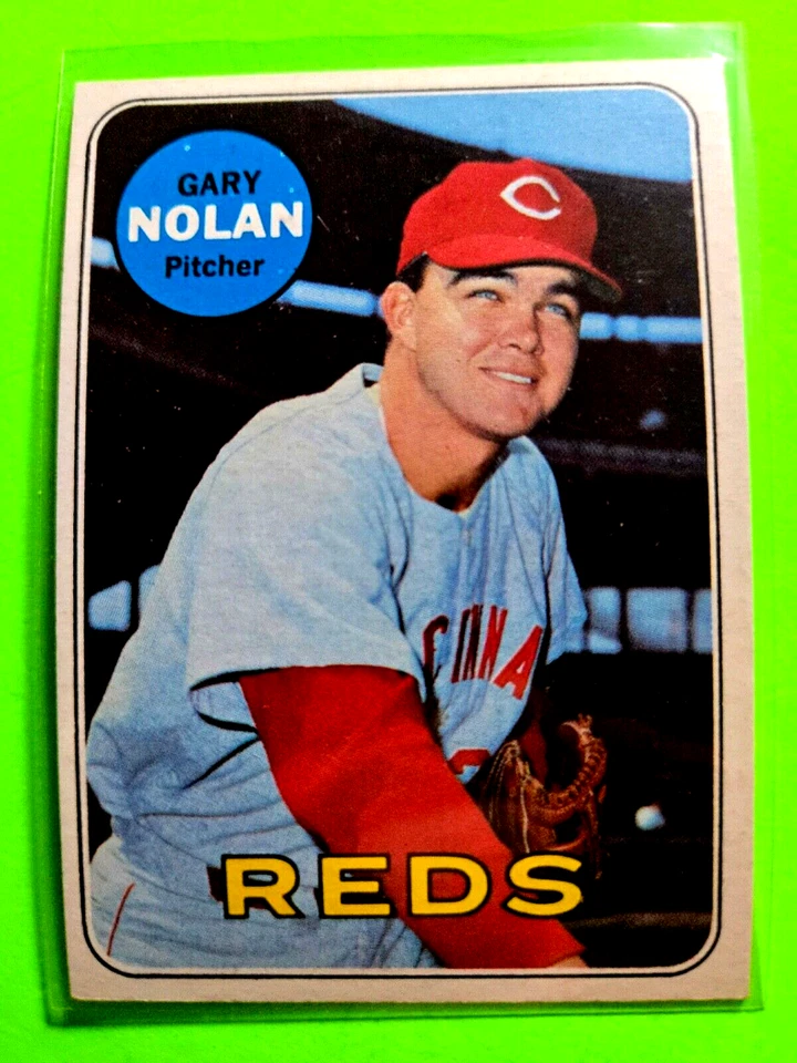 Lot of 9 1969 Topps CINCINNATI REDS vintage baseball cards LEE MAY, JIM MALONEY - Image 3 of 4