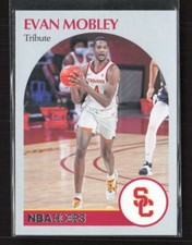 2021 Panini Chronicles Draft Picks #52 Evan Mobley Green USC Trojans (L)