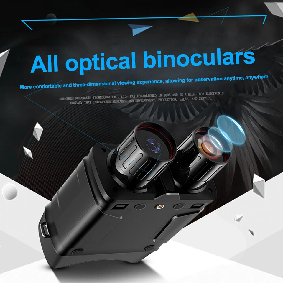 10X Digital Zoom Nachtsicht 850nm Goggles 800m 5K Infrarot Fernglas Jagd - Bild 3 von 4